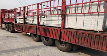 定西 白麻荔枝面外墙干挂，工厂装车日常