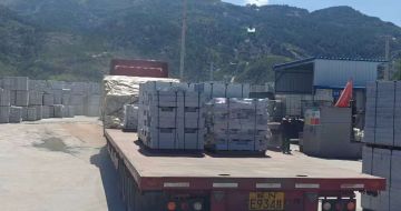 定西 芝麻白仿形路沿石，直形路沿石