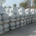 定西 白麻花岗岩石材圆球，石球，挡车球，隔离球，景观石球，风水球等