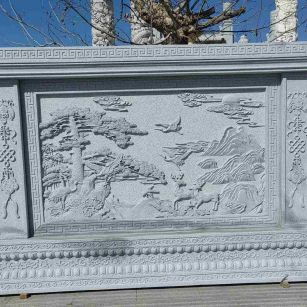 定西 芝麻白大型照壁，屏风，影壁