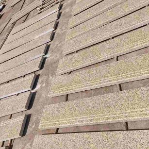 定西 黄金麻花岗岩光面楼梯踏步