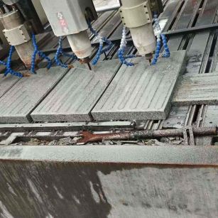 定西 芝麻白花岗岩荔枝面盲道雕刻