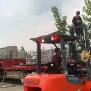 定西 黄金麻冰裂纹，地铺石装车