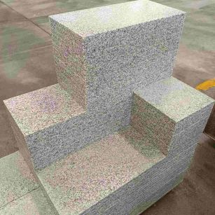 定西 白麻花岗岩荔枝面地铺石