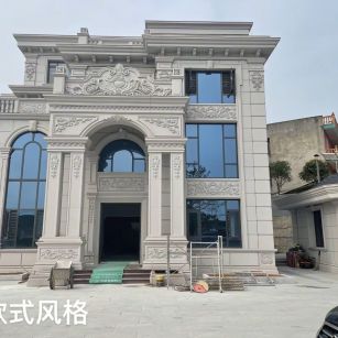 定西 白麻花岗岩别墅外墙干挂