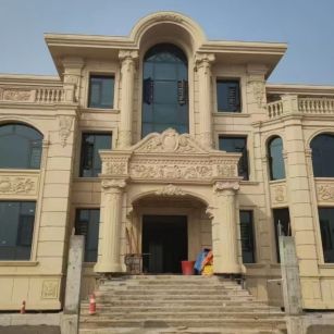 定西 黄金麻花岗岩别墅外墙干挂