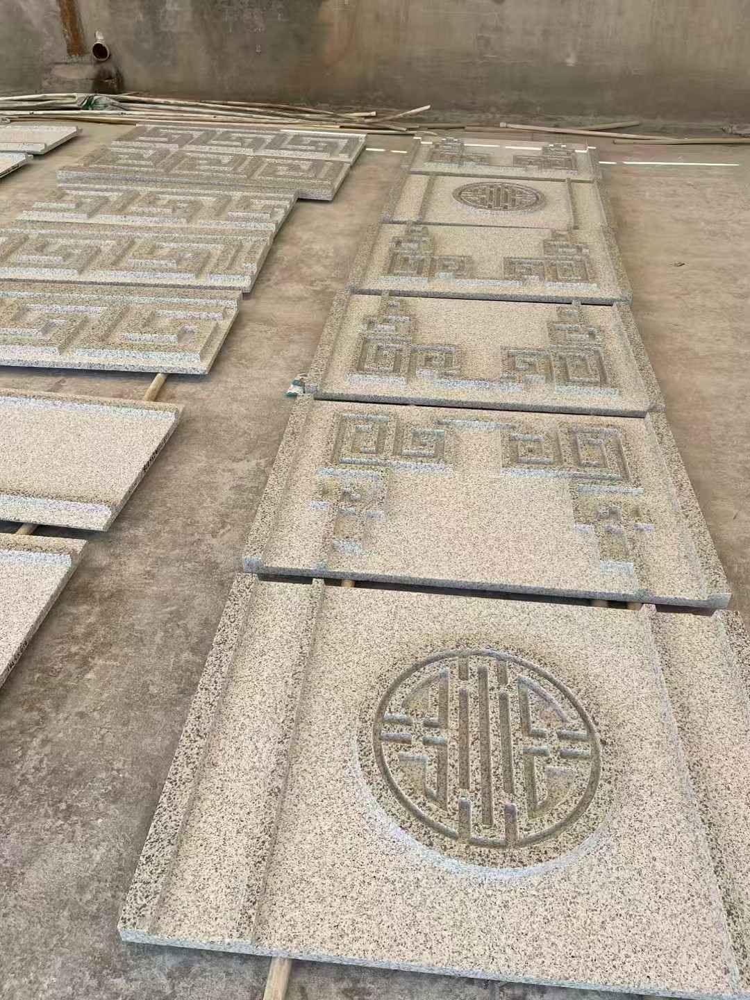 定西 白麻花岗岩外墙立面雕刻板