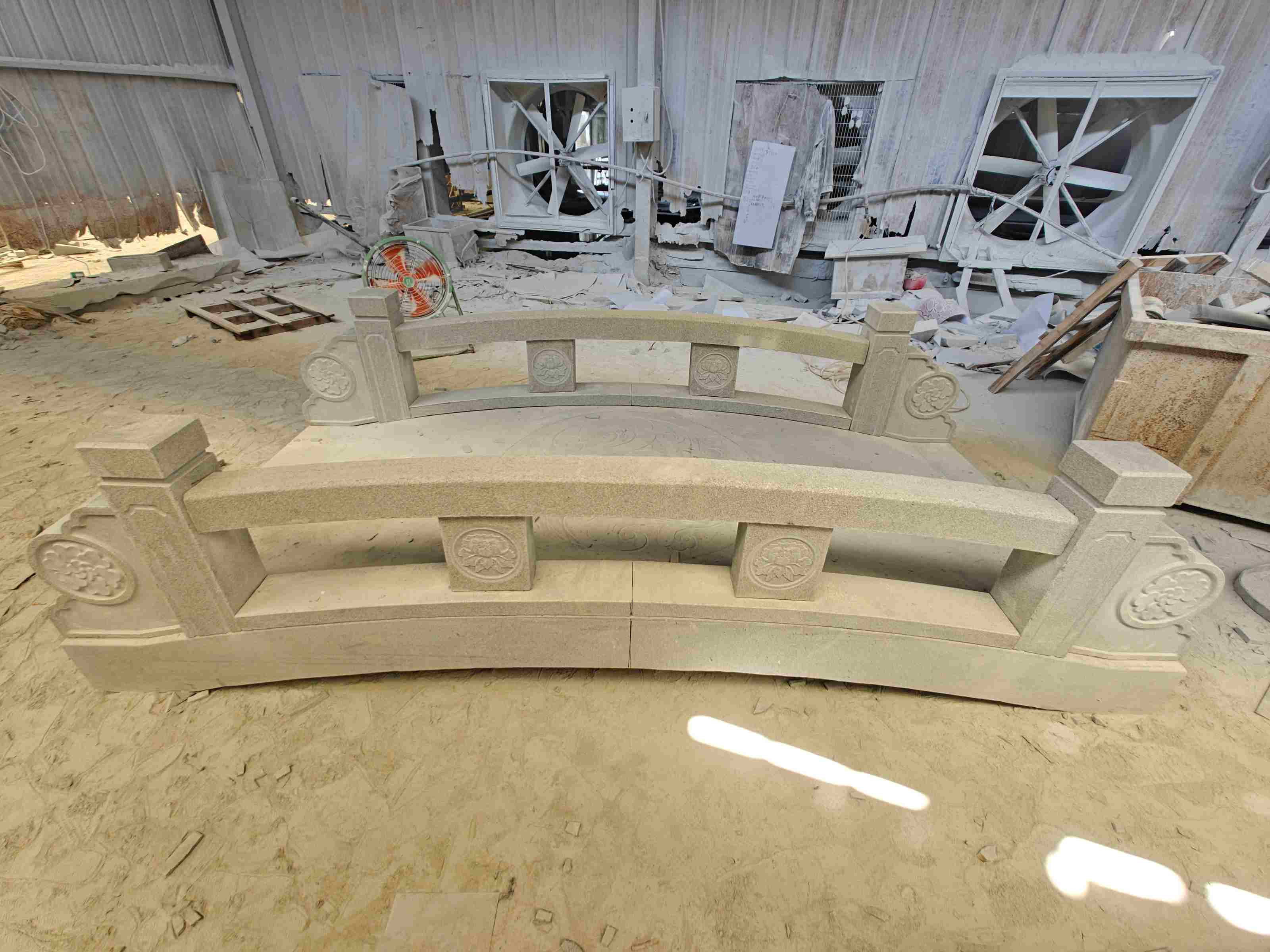 定西 芝麻灰花岗岩异形加工-拱桥，石桥