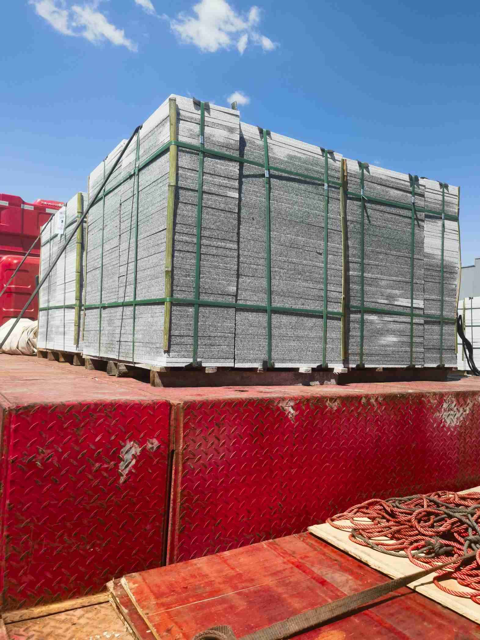 定西 芝麻白火烧规格板地铺石300*600/600*600