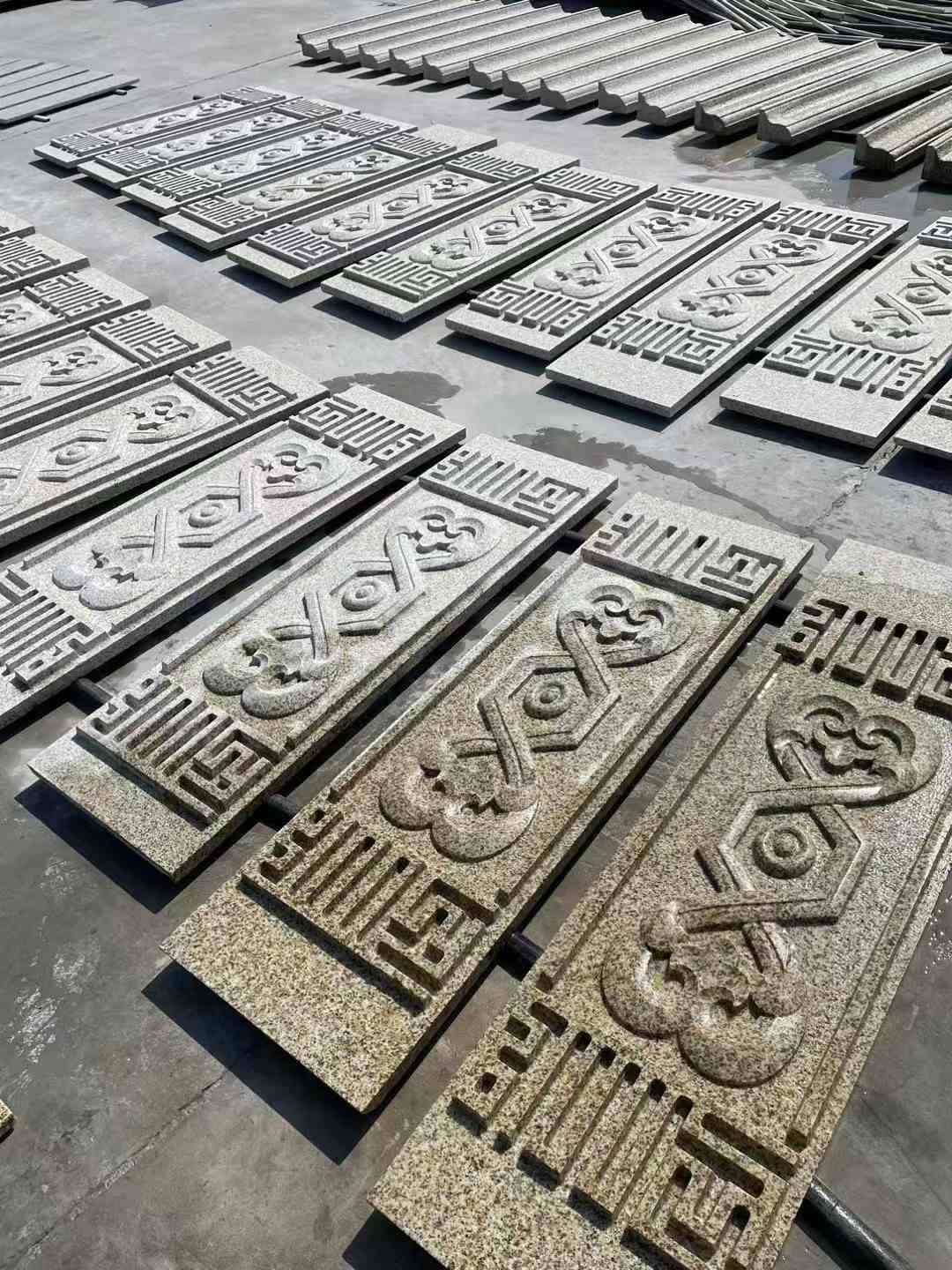 定西 黄金麻花岗岩外墙雕刻板