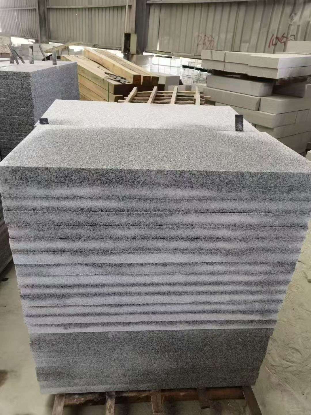 定西 芝麻白5公分火烧地铺成品，900*400，规格可定制